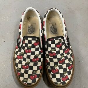 Previously loved wines slip on Vans